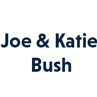 A white tile with blue lettering that reads 